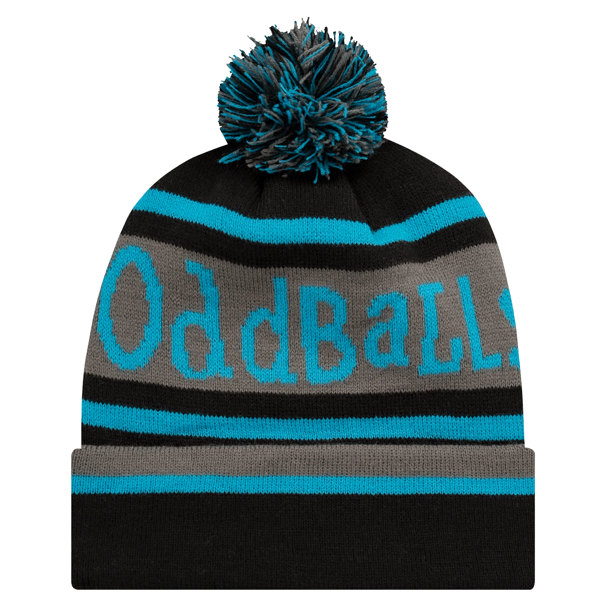Black | Grey | Sky - Bobble Hat