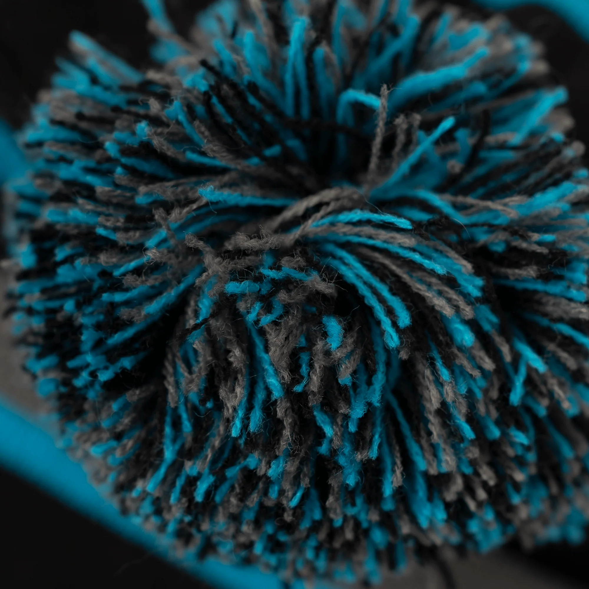 Black | Grey | Sky - Bobble Hat - Image 3