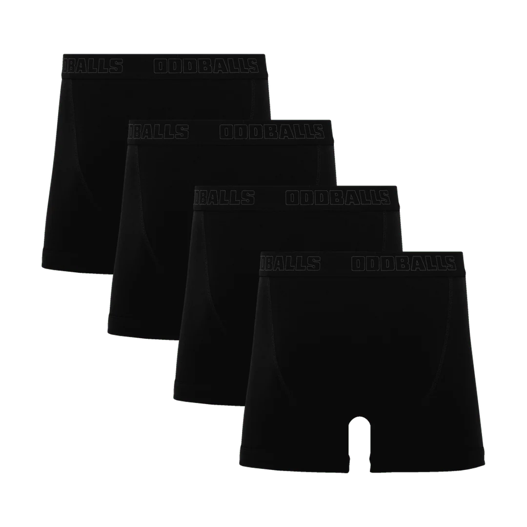 Core Black Bundle - Mens Boxer Shorts 4 Pack - Image 2