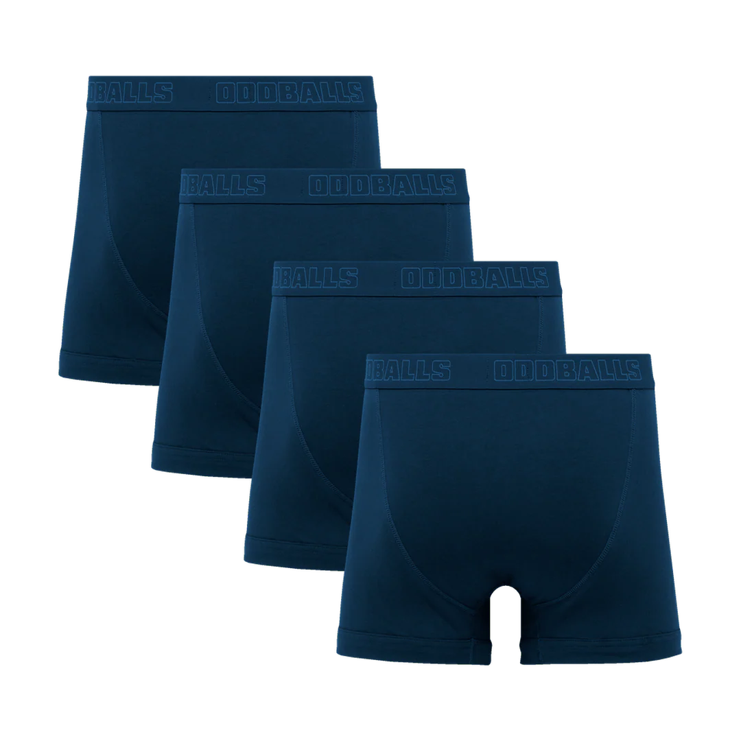 Core Blue Bundle - Mens Boxer Shorts 4 Pack - Image 2