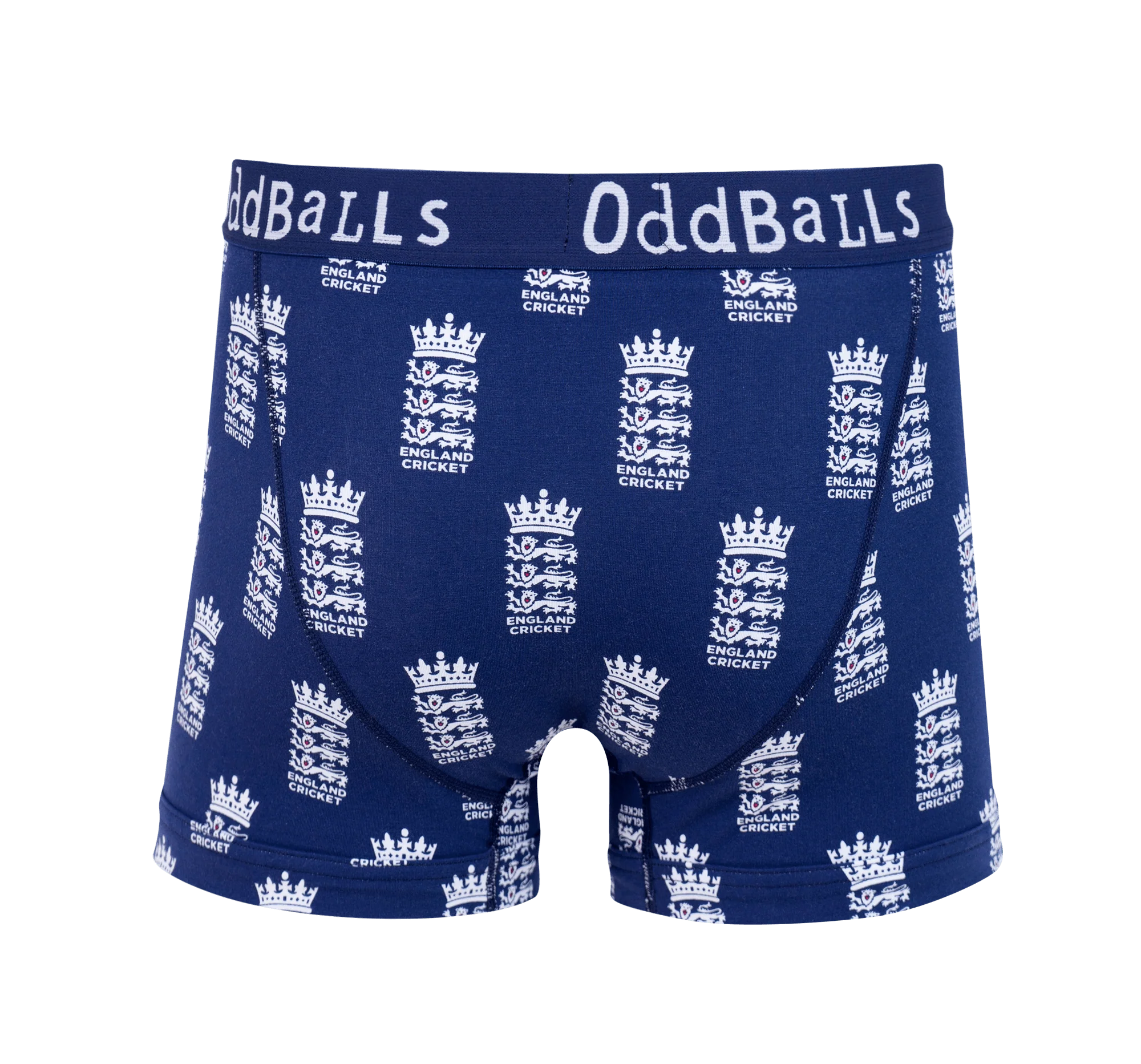 England Cricket BLUE - Mens Cotton Boxer Shorts - Image 2