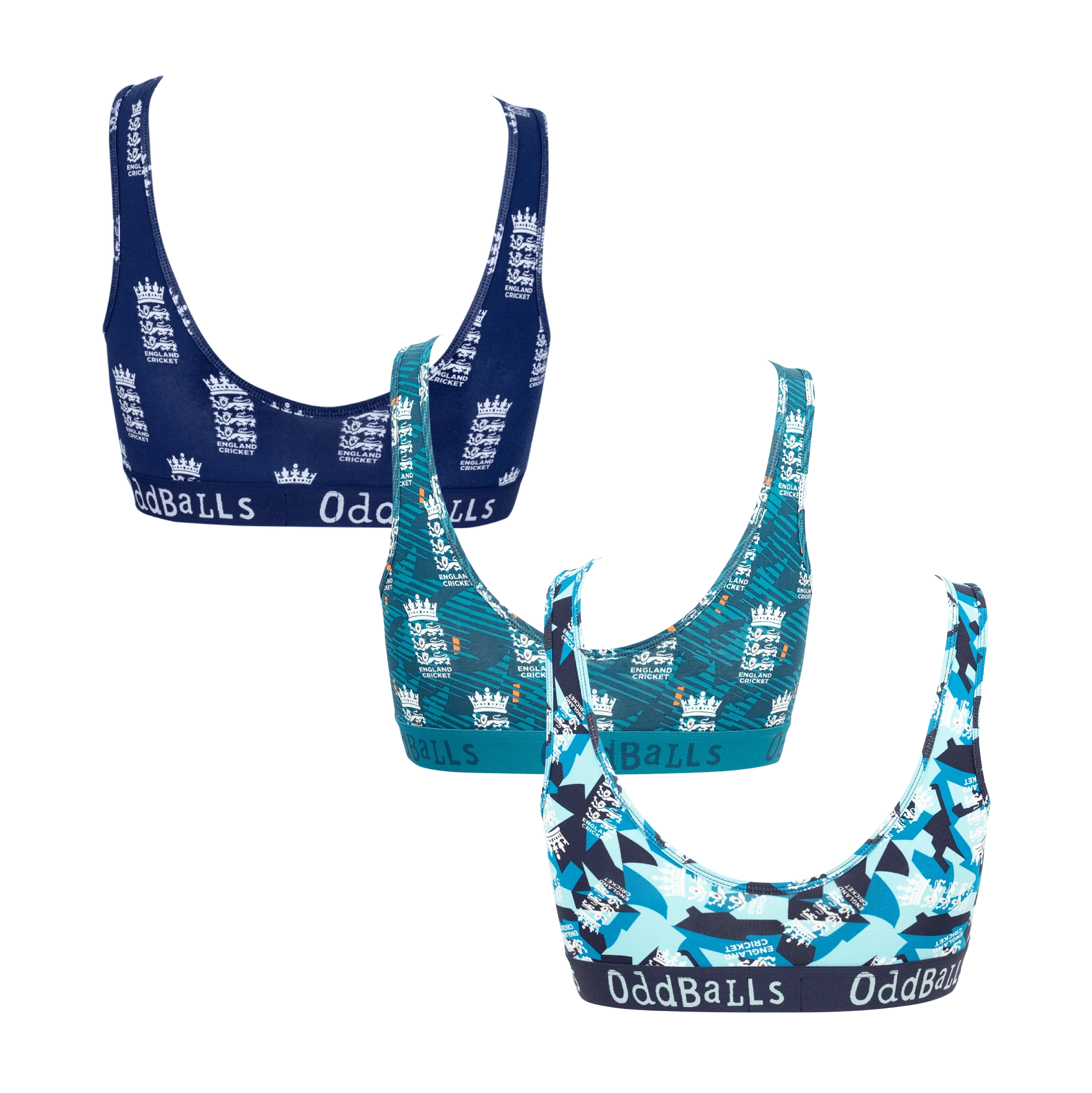 England Cricket Bundle - Ladies Bralette 3 Pack Bundle - Image 2