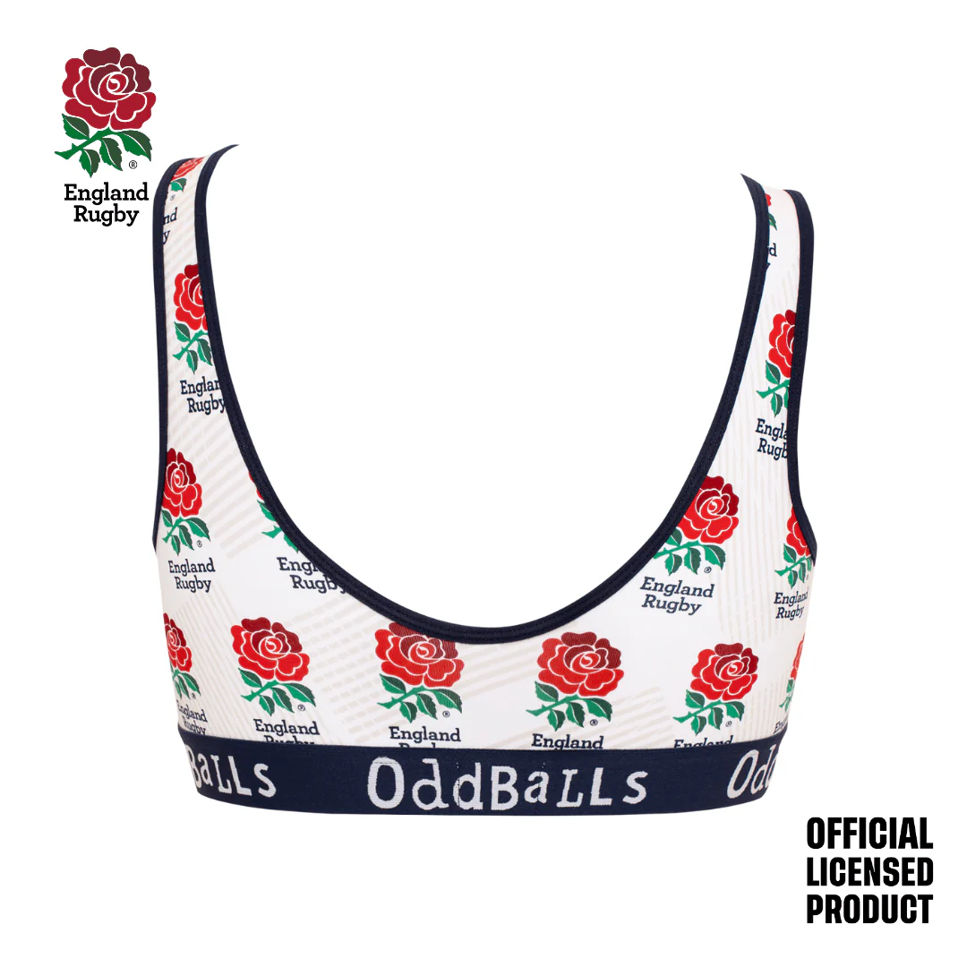 England Rugby Union Home 23/24 - Ladies Bralette - Image 2