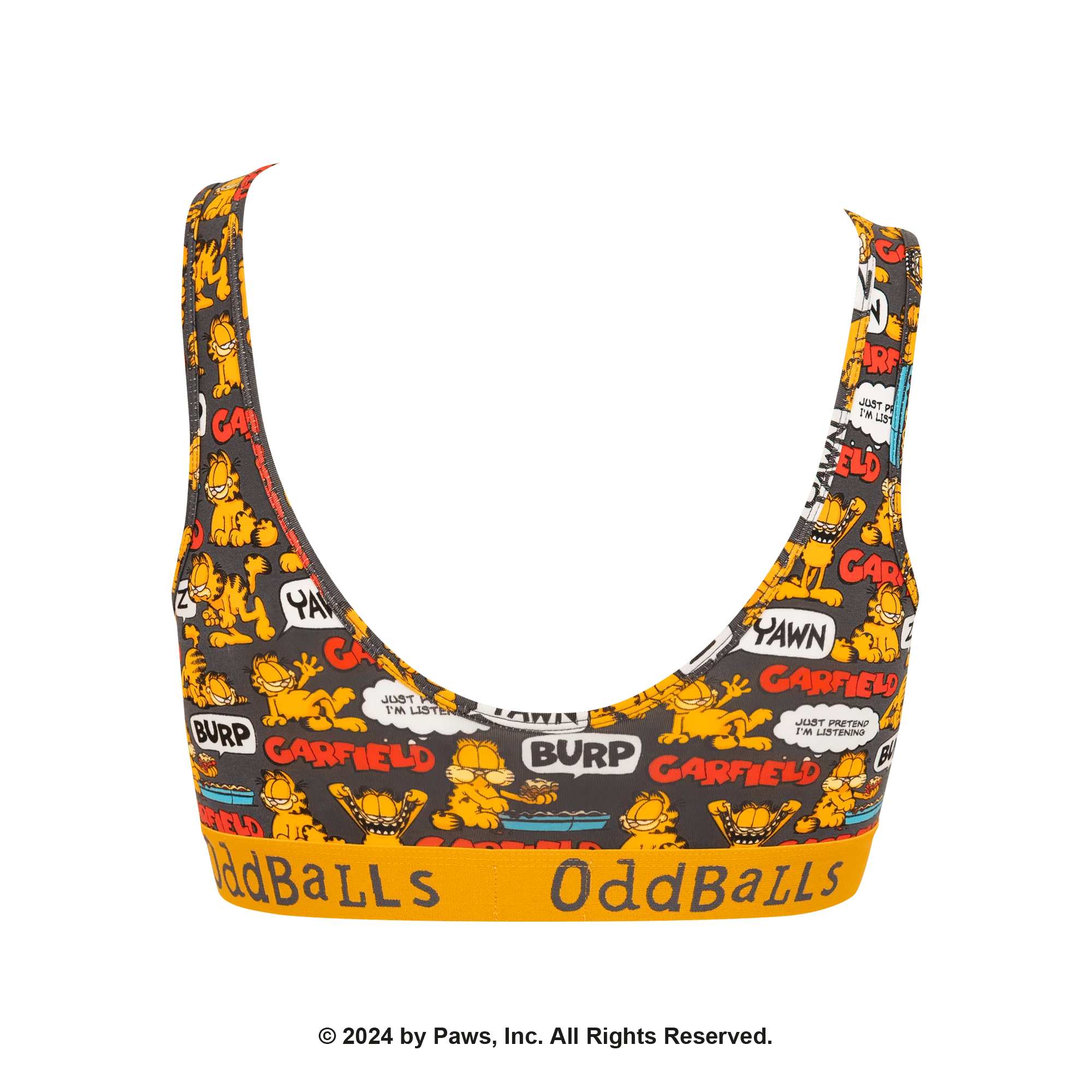 Garfield Grey - Ladies Bralette - Image 2