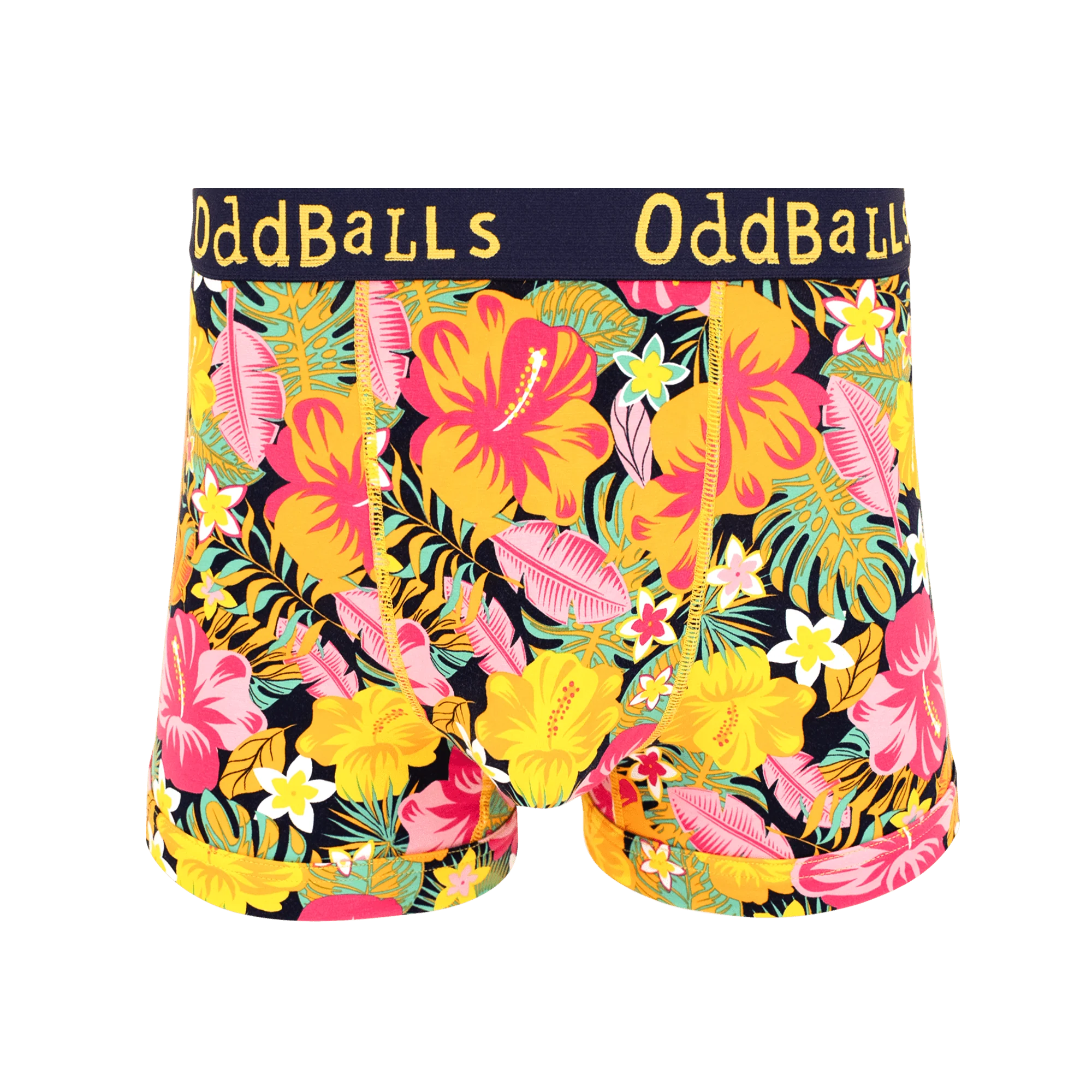 Hibiscus - Mens Cotton Boxer Shorts