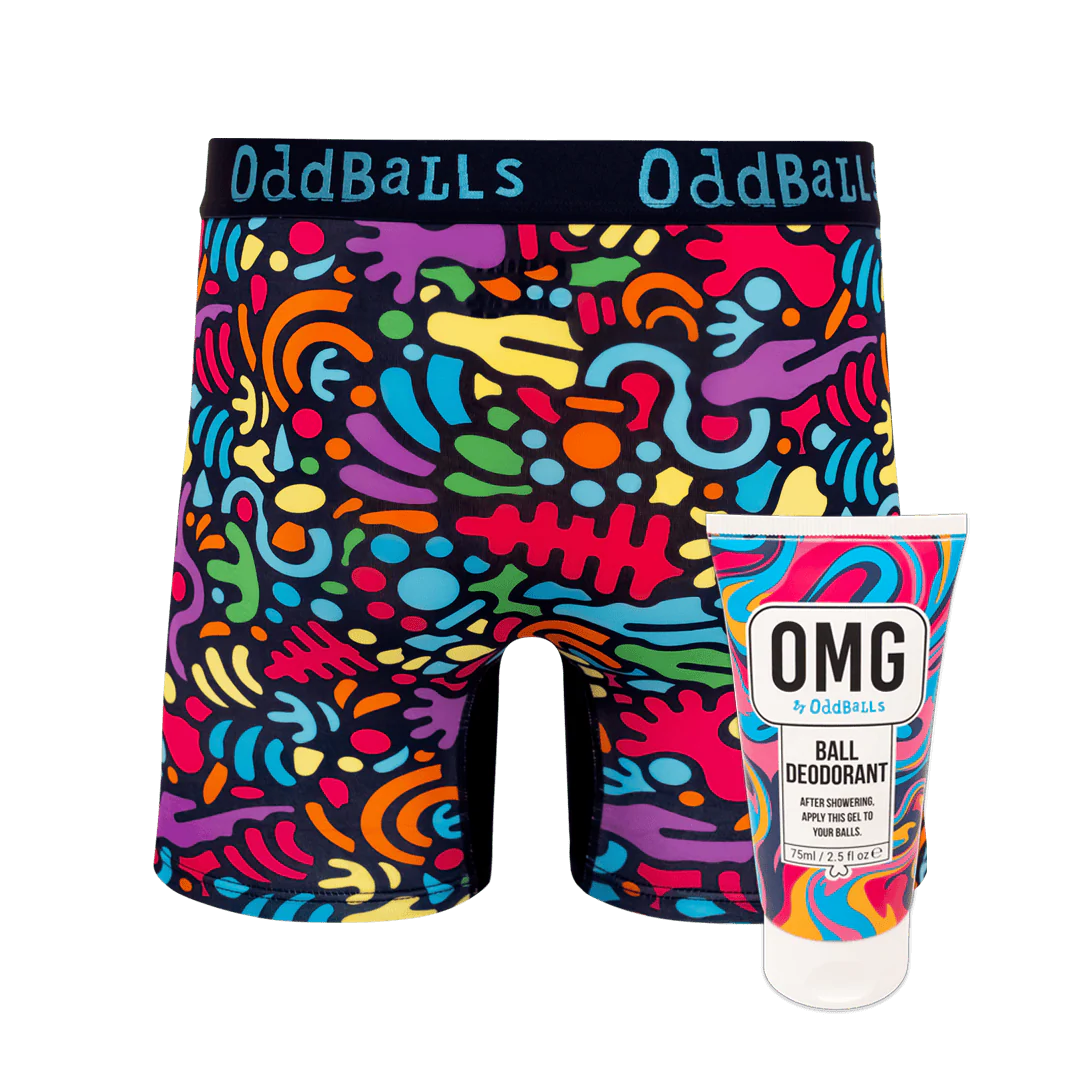 Jurassic - Mens Bamboo Boxer Shorts & Ball Deodorant Bundle - Image 2