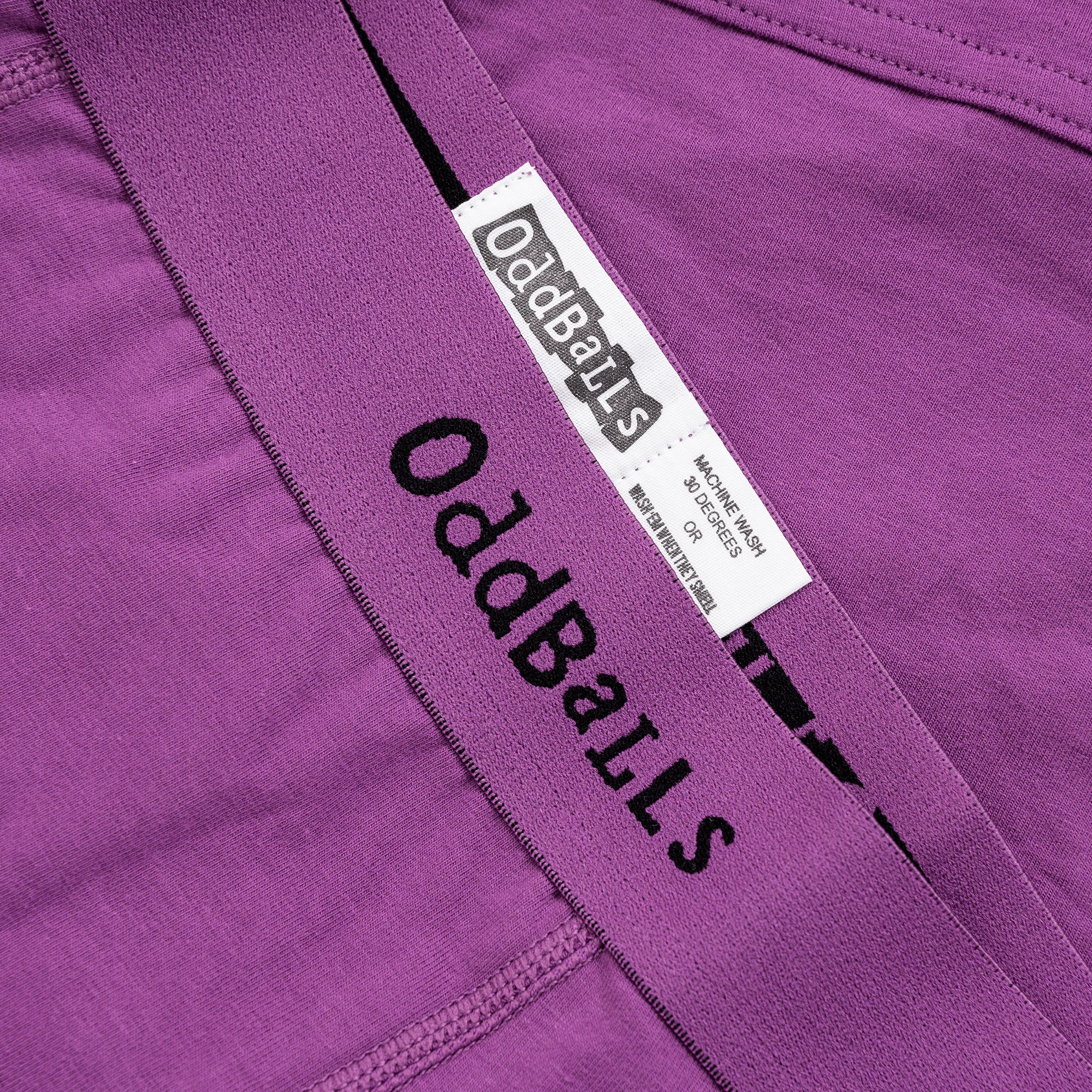 Purple & Black - Mens Cotton Boxer Shorts - Image 3