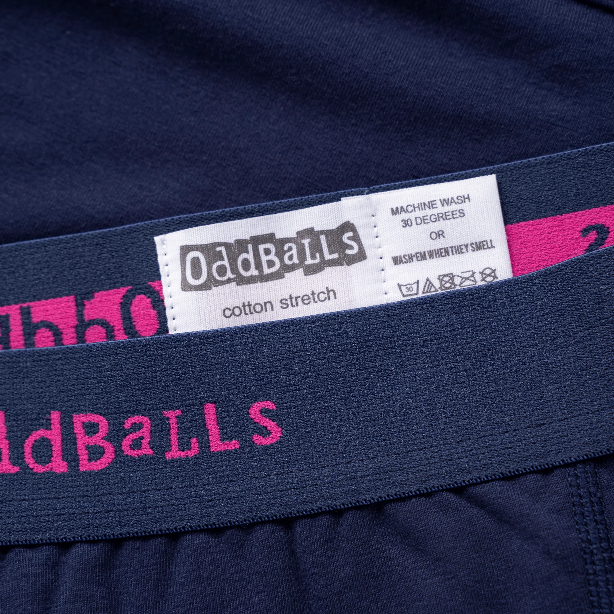 Navy & Magenta - Mens Briefs - Image 3