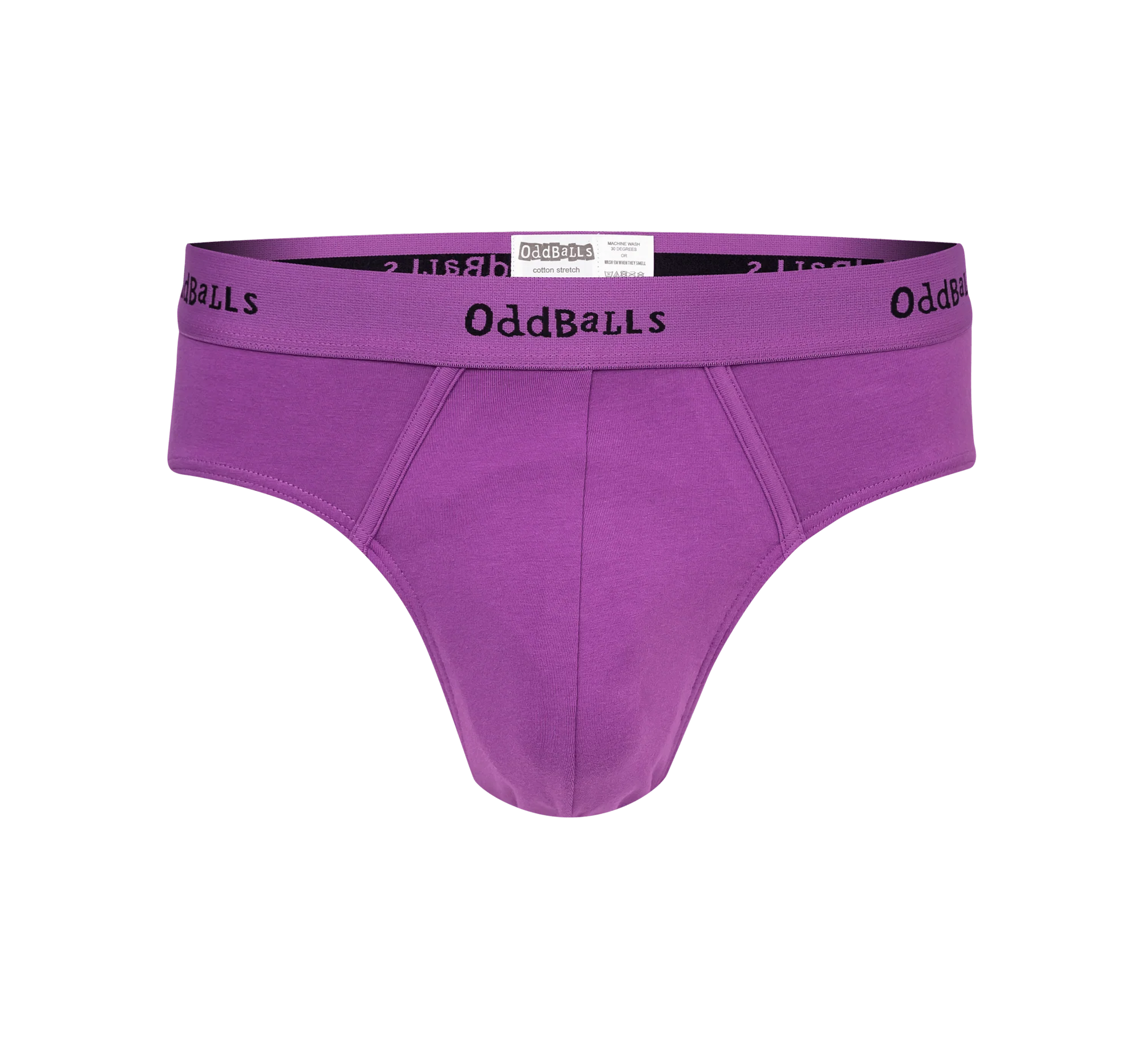 Purple & Black - Mens Briefs