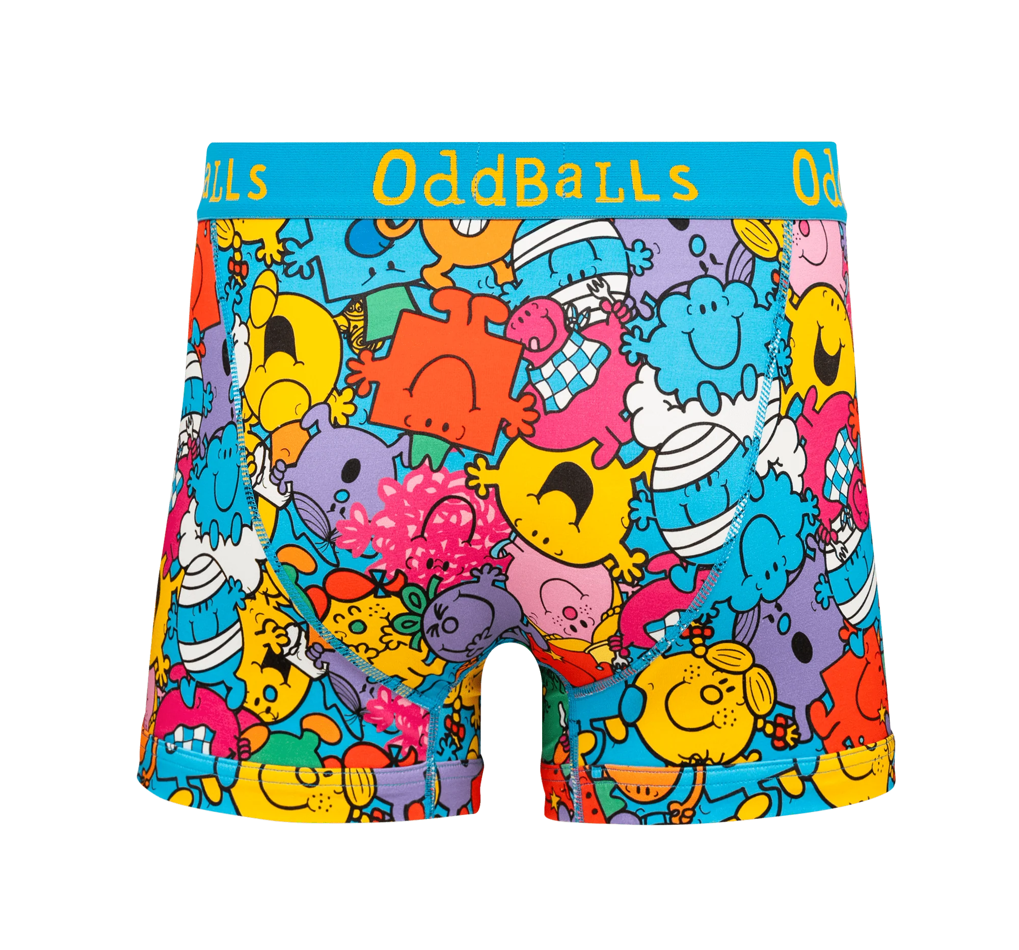 Mr Men Multi - Mens Cotton Boxer Shorts - Image 2