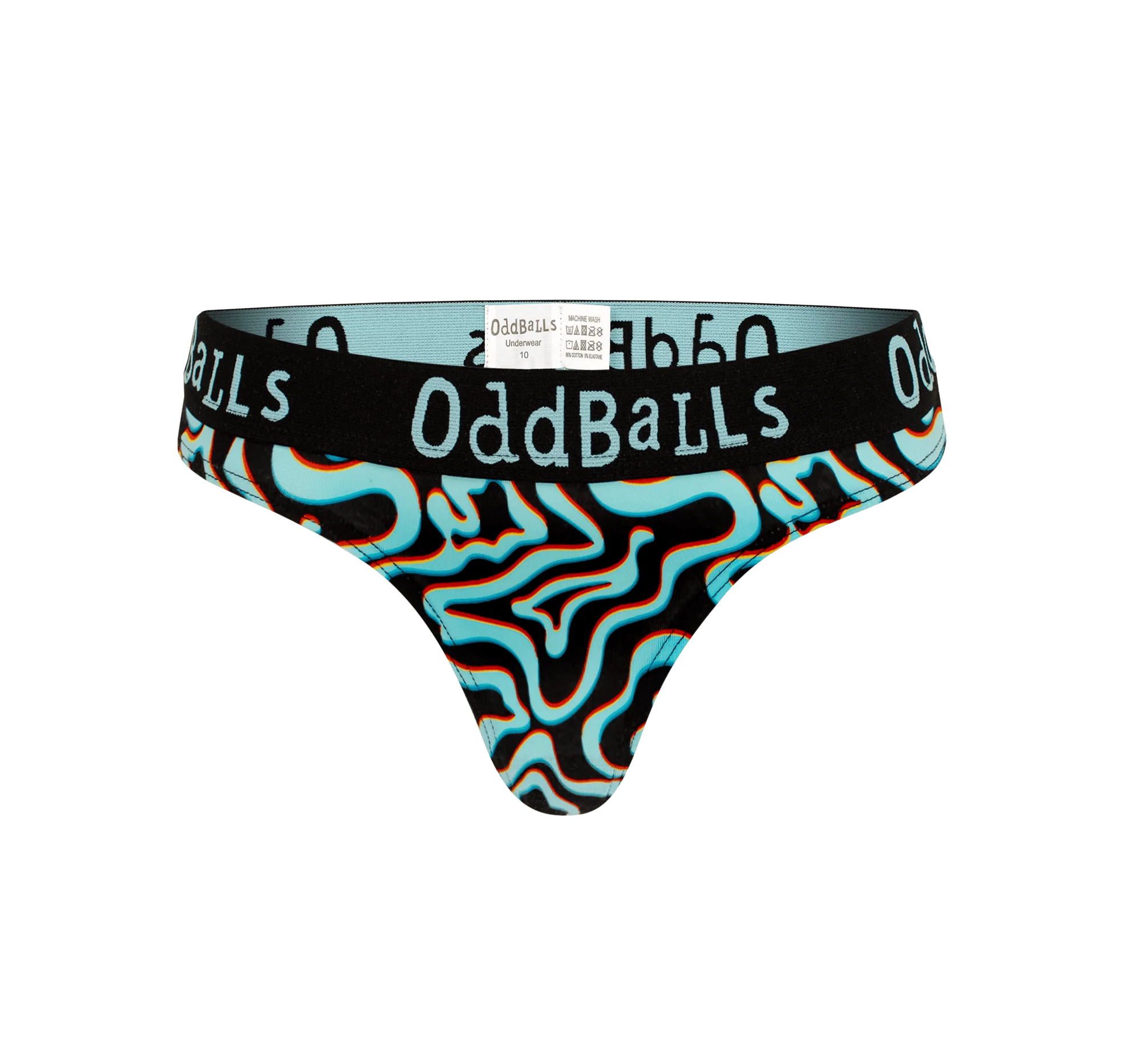 Neon Lava - Ladies Thong - Image 2