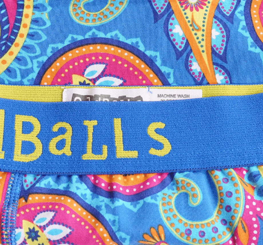 Paisley - Mens Cotton Boxer Shorts - Image 3