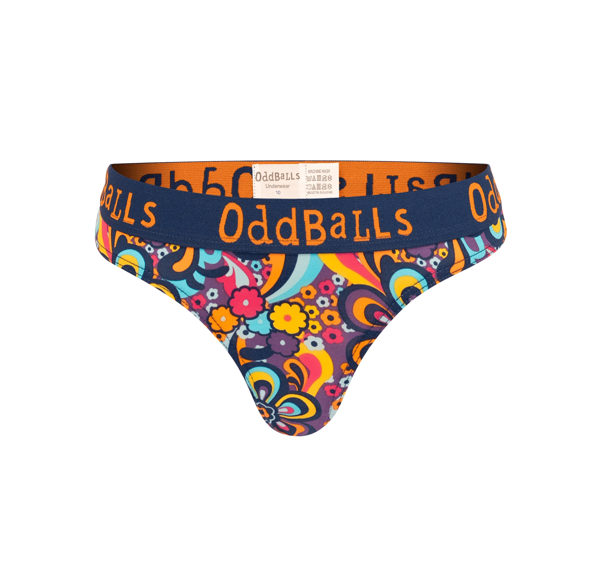 Peace and Love - Ladies Thong - Image 2