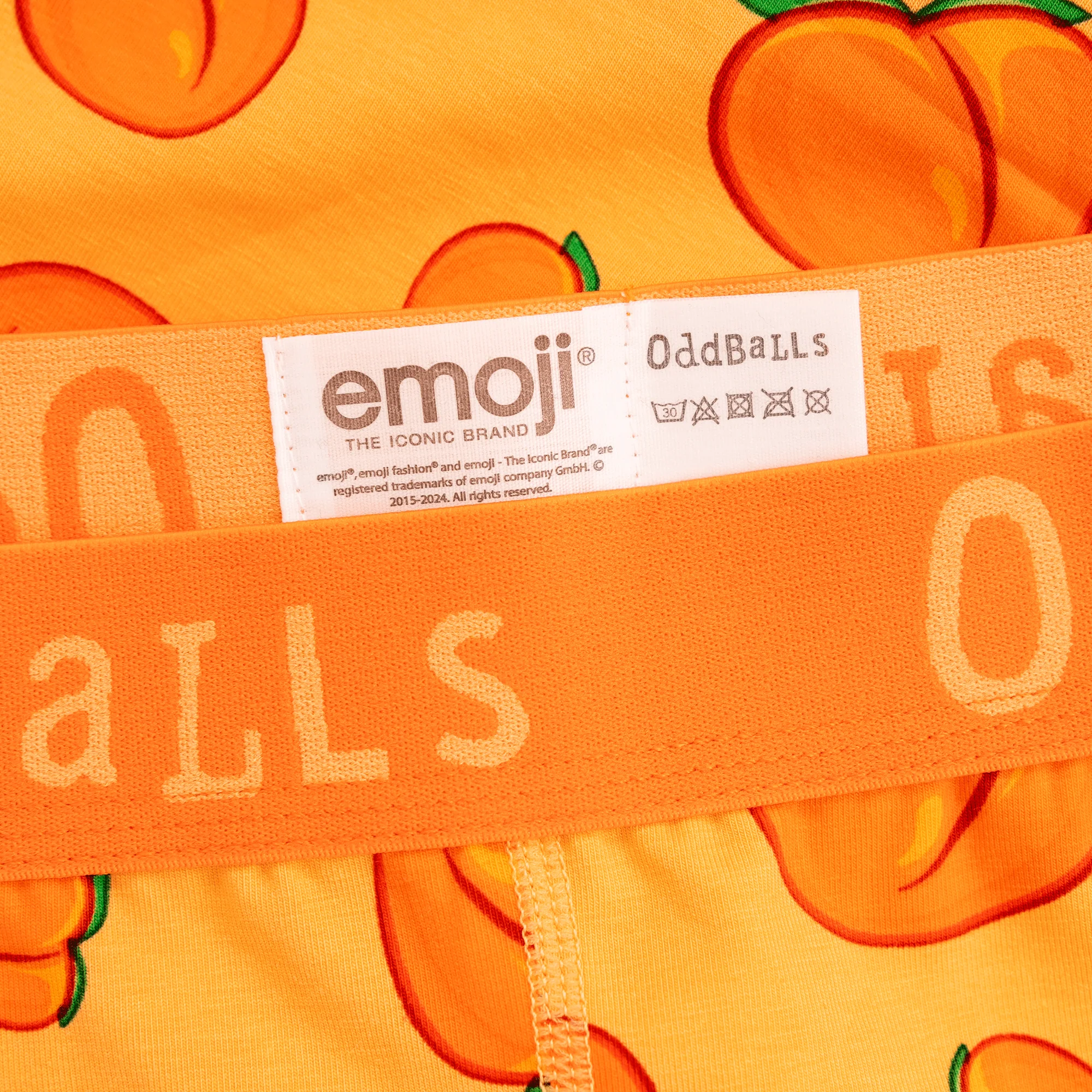 Peach - emoji® - Ladies Boxers - Image 3