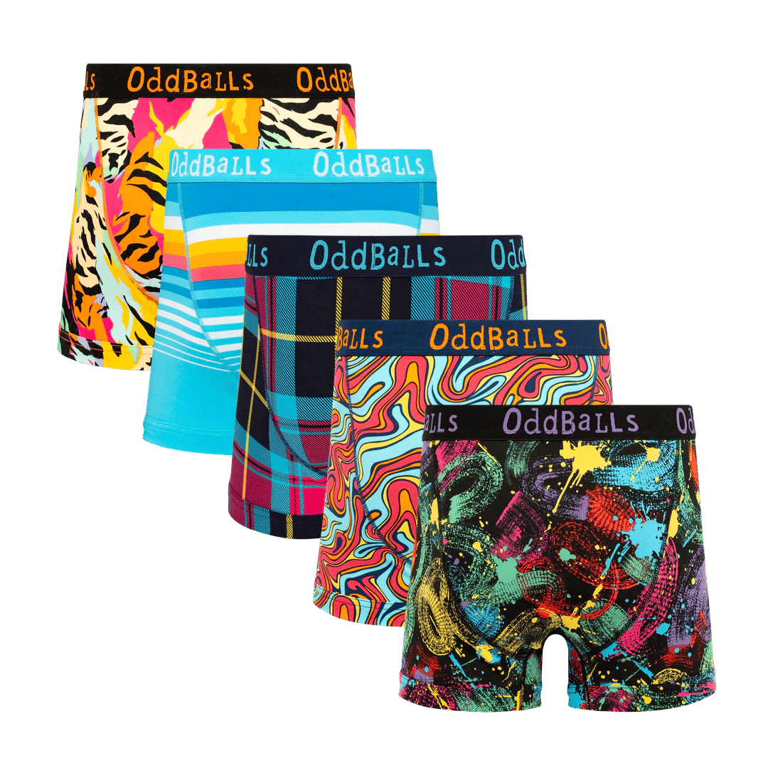 Rainy Day Bundle - Mens Boxer Shorts 5 Pack - Image 2