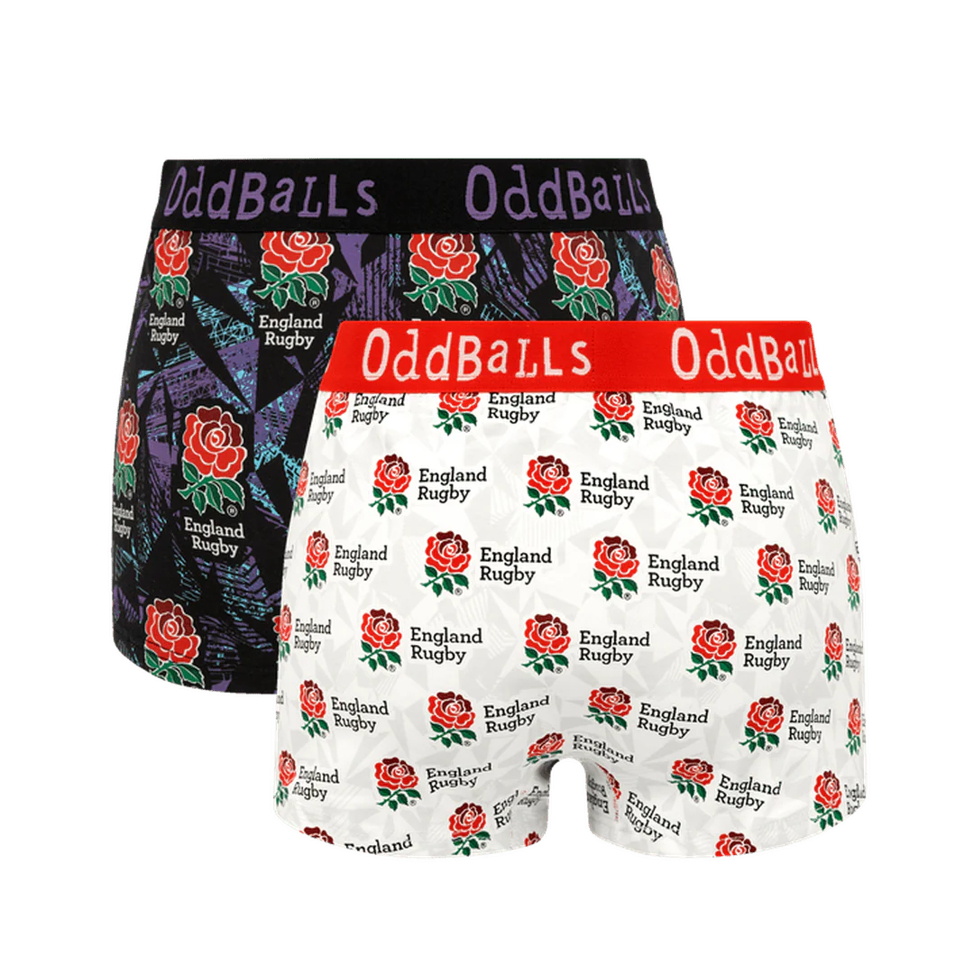England Rugby Union 25/26 Bundle - Ladies Boxer Shorts 2 Pack - Image 2