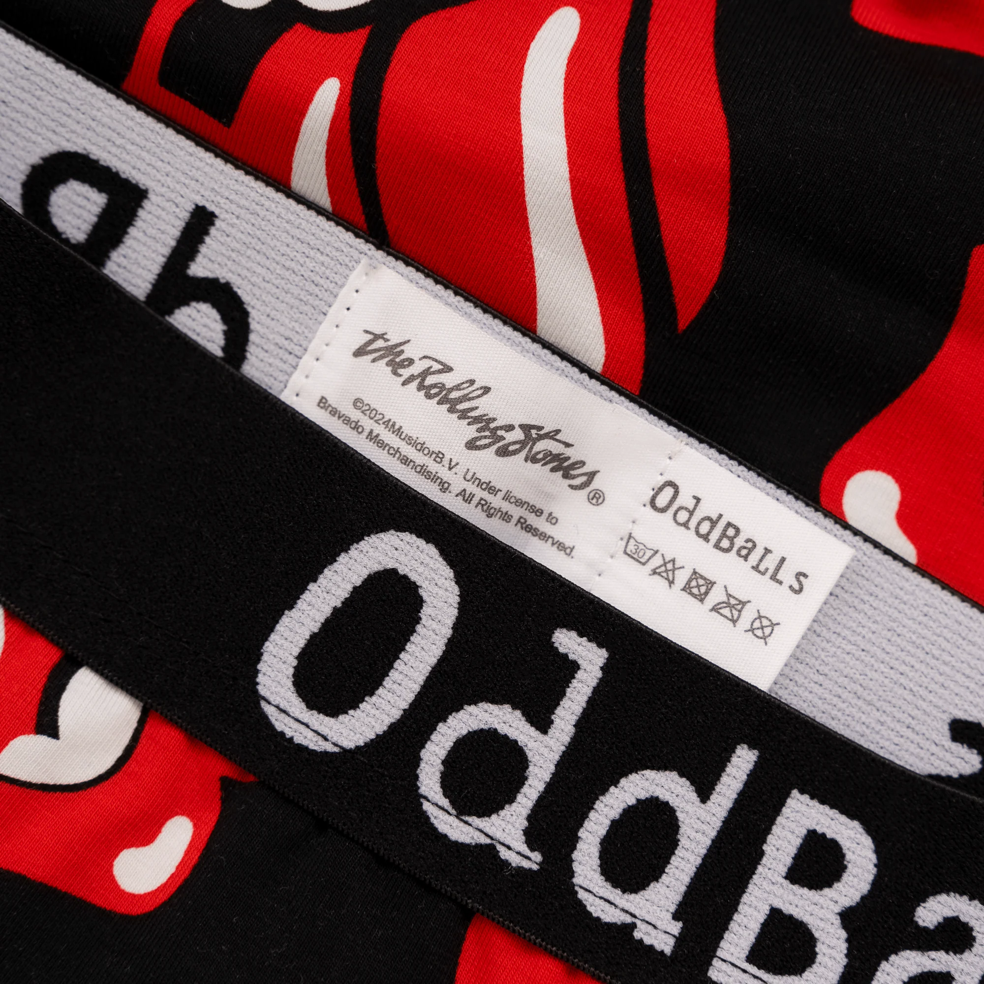 The Rolling Stones Tongue - Mens Cotton Boxer Shorts - Image 3
