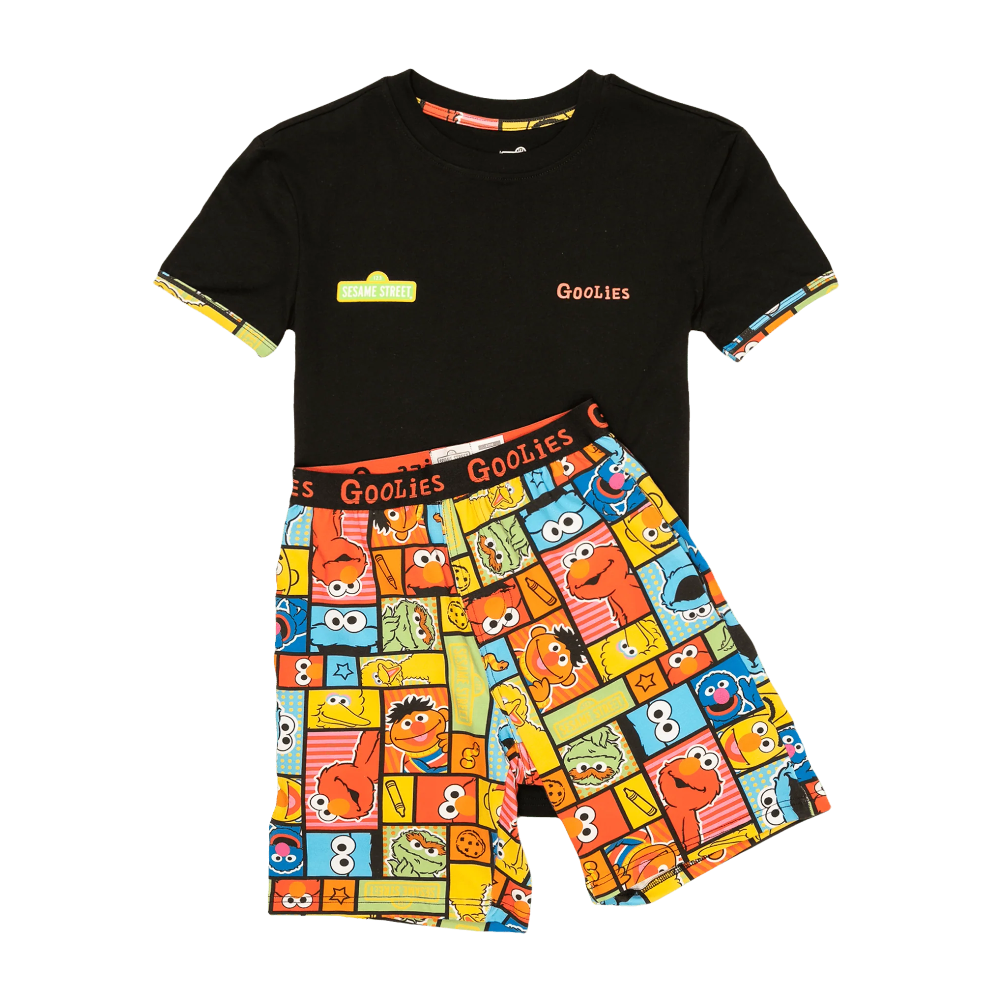Sesame Street - Kids Shorts Pyjamas Set (T-Shirt & Shorts)