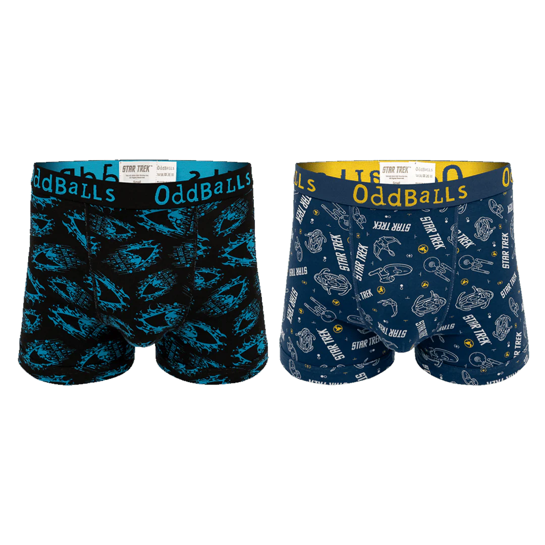 Star Trek Bundle - Mens Boxer Shorts 2 Pack Bundle