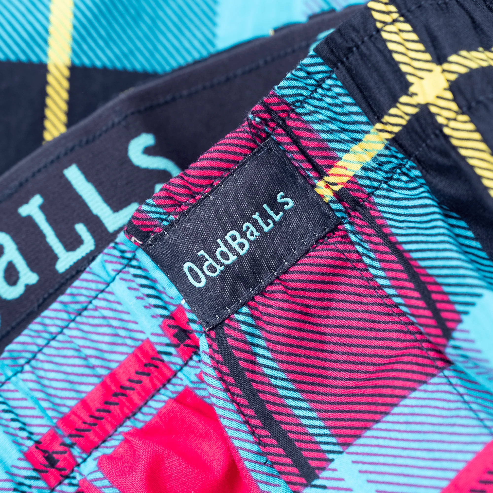 Tartan - Loose Fit Mens Boxer Shorts - Image 3