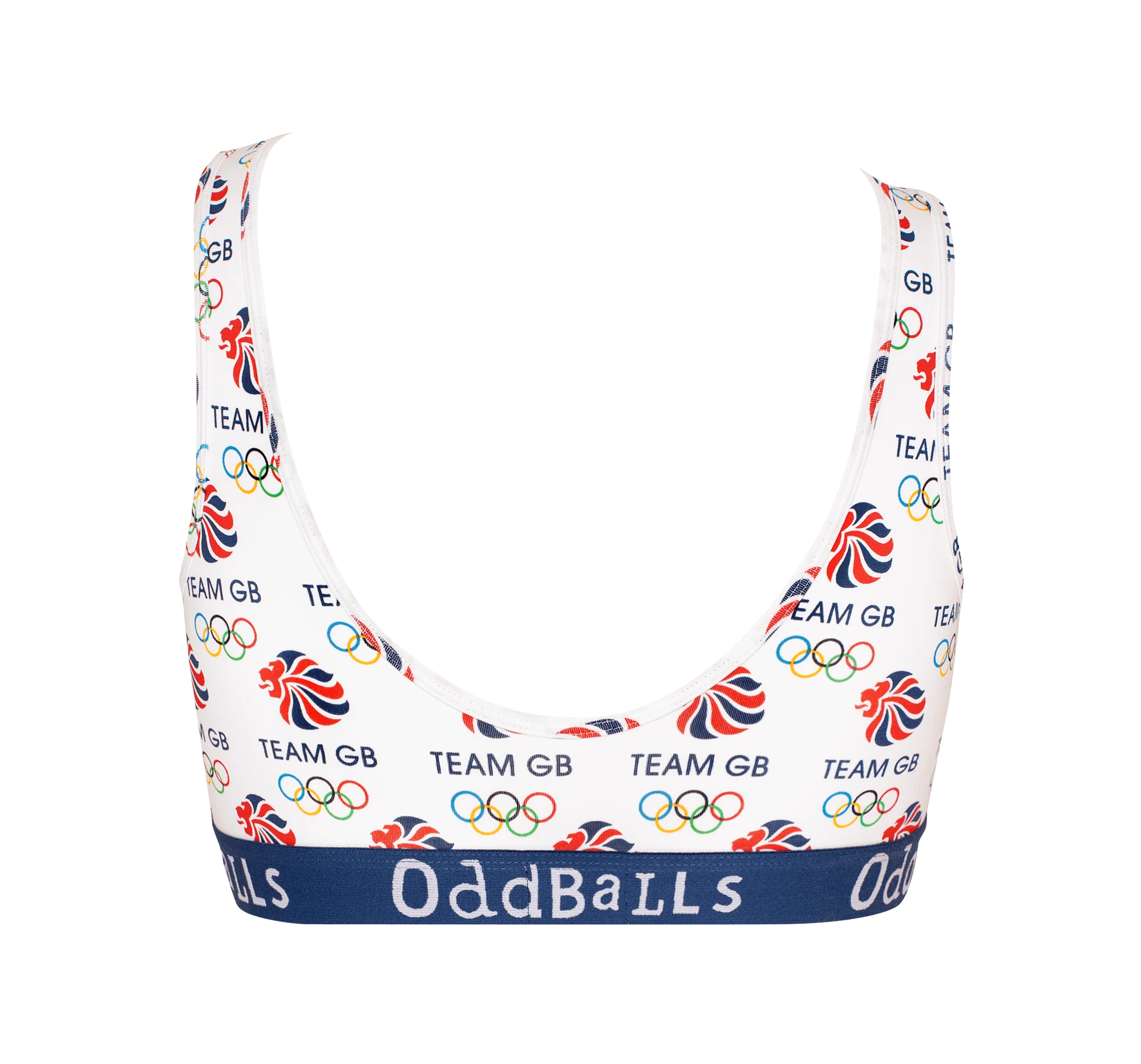 Team GB - White - Ladies Bralette - Image 2