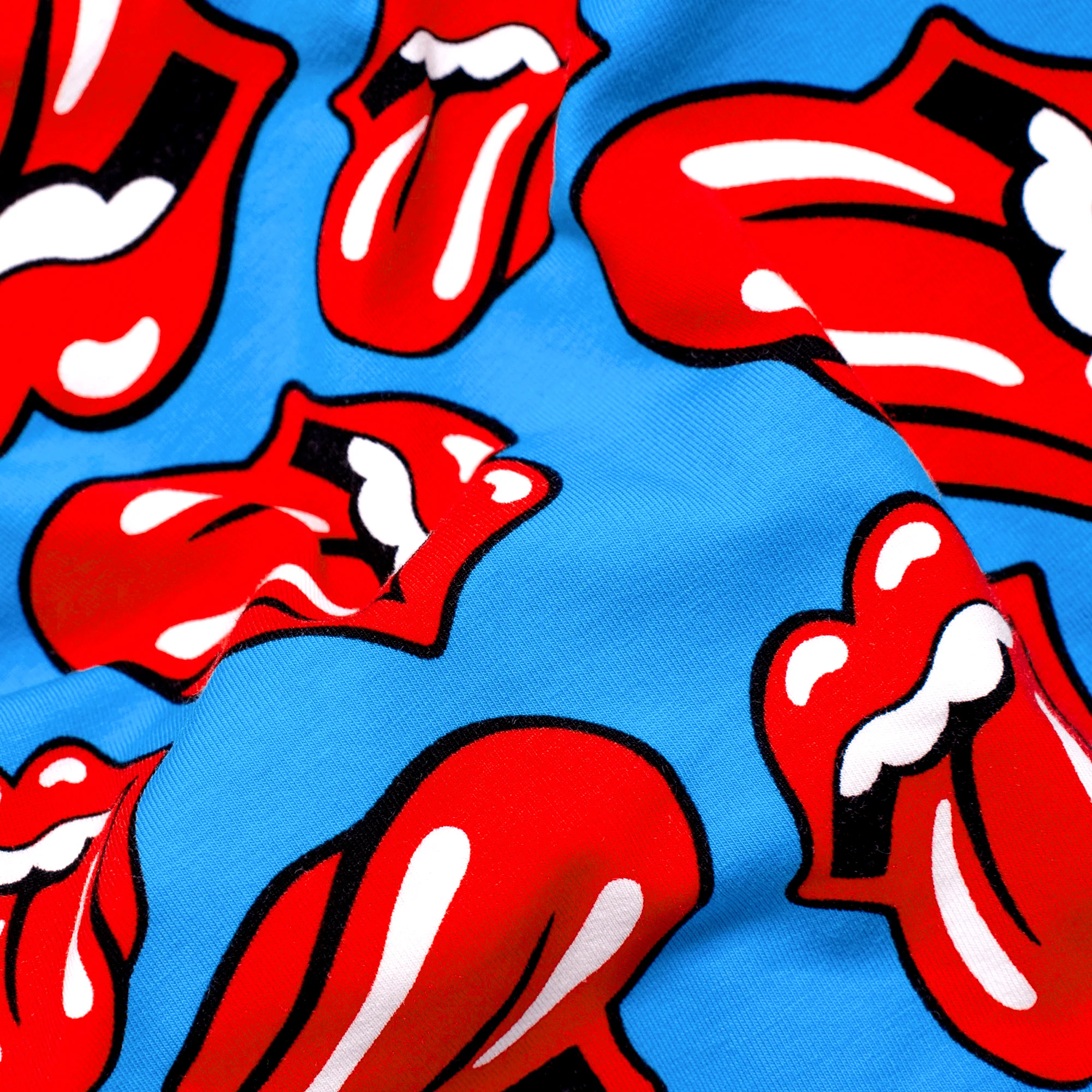 The Rolling Stones - Red - Mens Cotton Boxer Shorts - Image 4