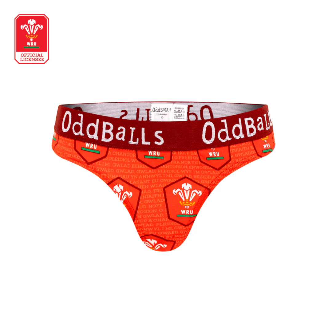 Welsh Rugby Union - Home - Ladies Thong - Image 2