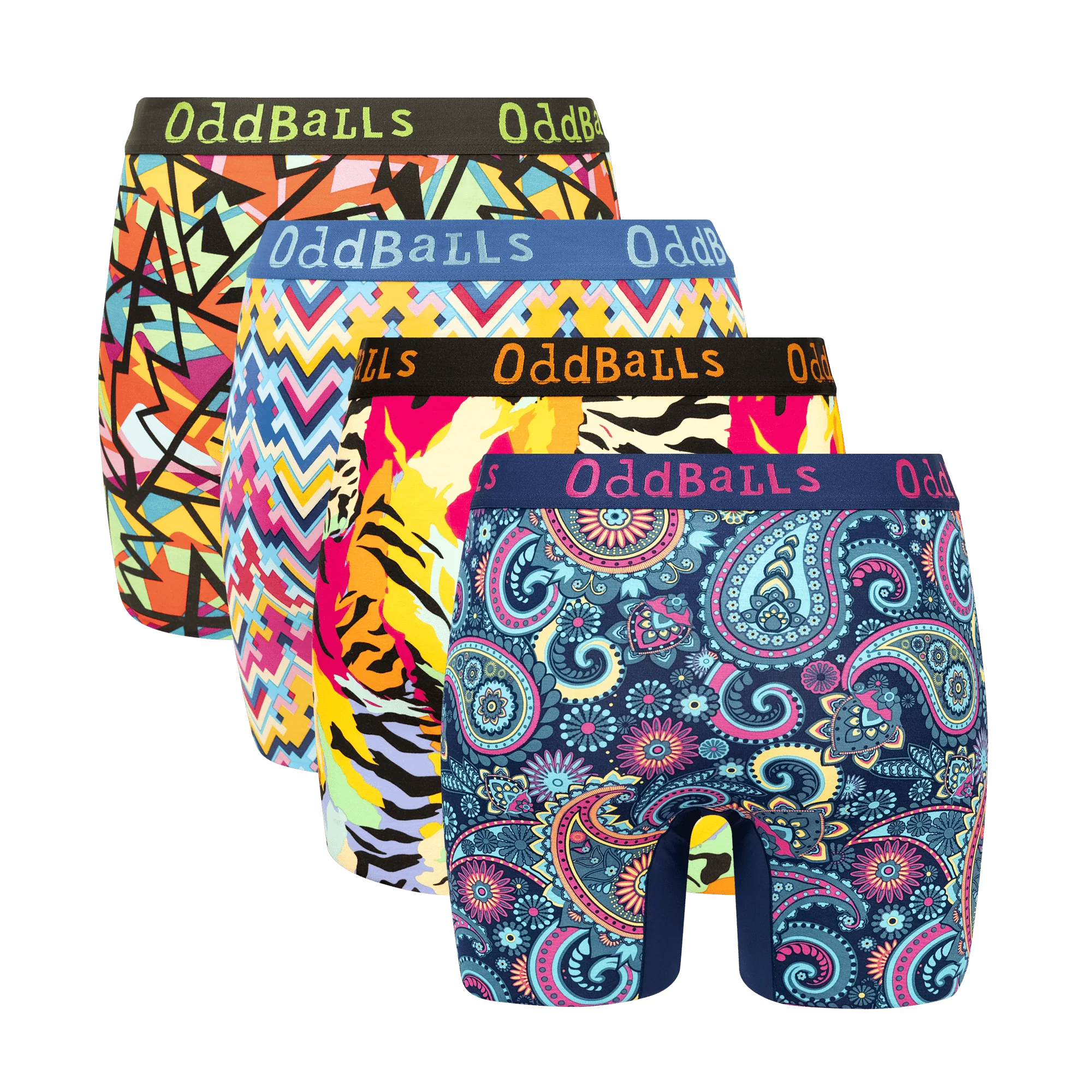 The Essentials Bundle - Ladies Bamboo Boxer Shorts 4 Pack Bundle - Image 2