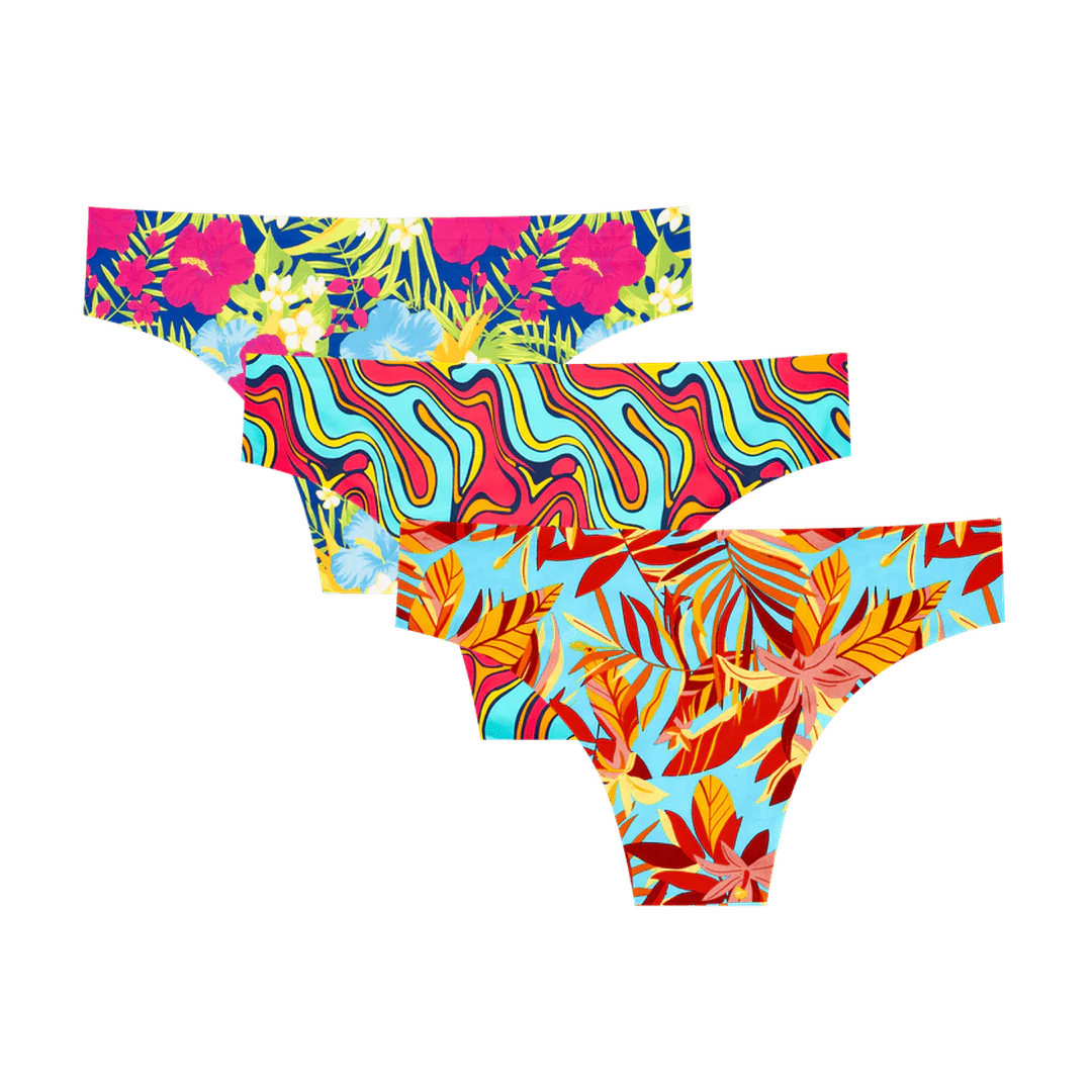 Getaway Bundle - Ladies Seamless Brazilian Briefs 3 Pack Bundle - Image 2